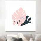 Pink Protector by Niya Christine on GIANT ART - pink contemporary, floral/still life, leaves