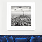 La Tour Eiffel et La Defense by Wilco Dragt on GIANT ART - multicolor photography; landscapes; people/places