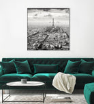 La Tour Eiffel et La Defense by Wilco Dragt on GIANT ART - multicolor photography; landscapes; people/places
