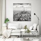 La Tour Eiffel et La Defense by Wilco Dragt on GIANT ART - multicolor photography; landscapes; people/places