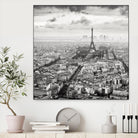 La Tour Eiffel et La Defense by Wilco Dragt on GIANT ART - multicolor photography; landscapes; people/places
