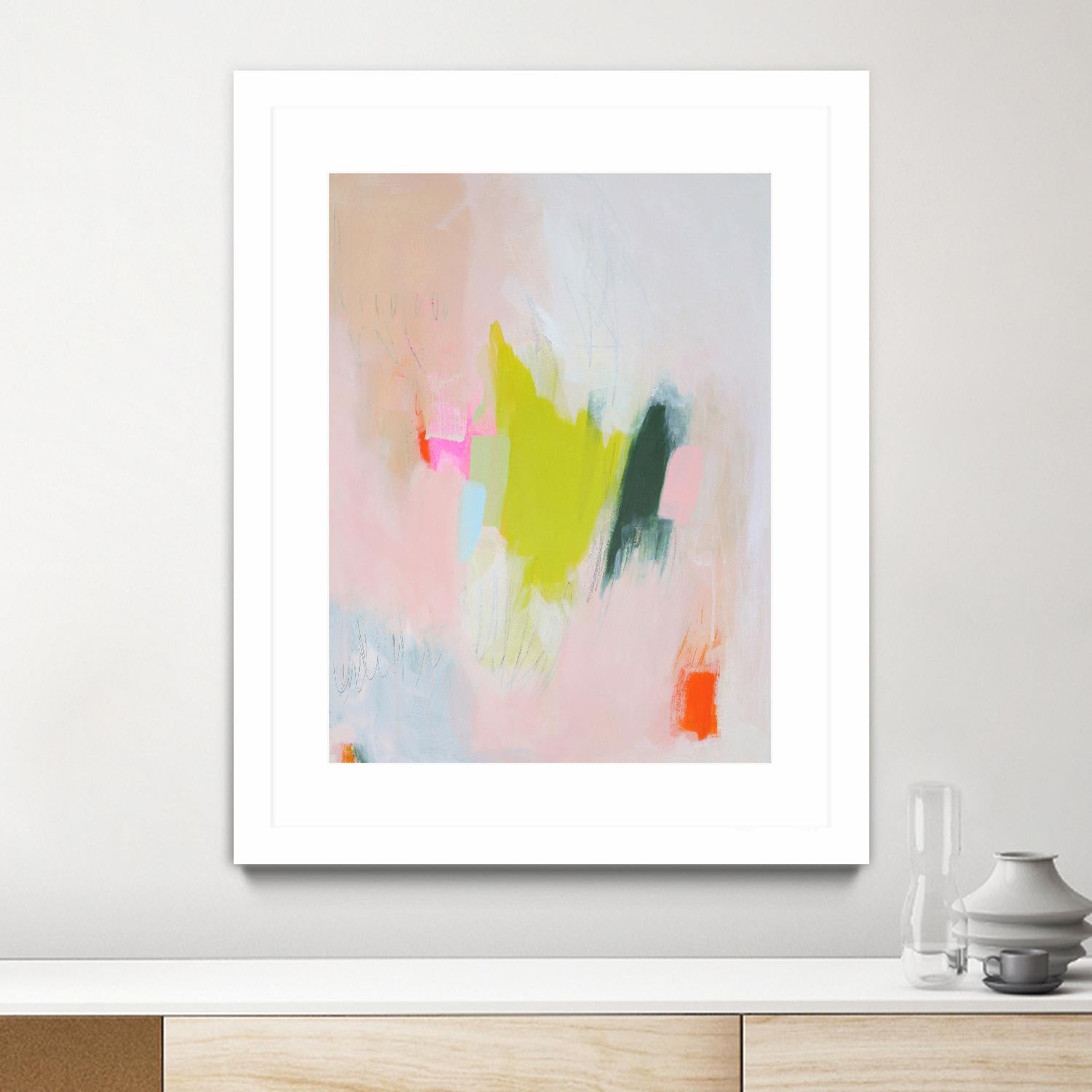 Lucia by Melissa Donoho on GIANT ART - pink abstracts, contemporary