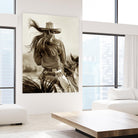 Cowgirl by Lisa Dearing on GIANT ART - beige country look