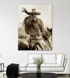 Cowgirl by Lisa Dearing on GIANT ART - beige country look