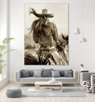 Cowgirl by Lisa Dearing on GIANT ART - beige country look