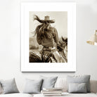 Cowgirl by Lisa Dearing on GIANT ART - beige country look