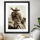 Cowgirl by Lisa Dearing on GIANT ART - beige country look