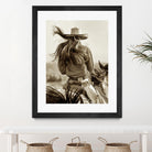 Cowgirl by Lisa Dearing on GIANT ART - beige country look