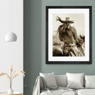 Cowgirl by Lisa Dearing on GIANT ART - beige country look