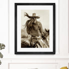 Cowgirl by Lisa Dearing on GIANT ART - beige country look