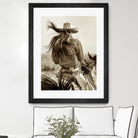 Cowgirl by Lisa Dearing on GIANT ART - beige country look