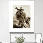 Cowgirl by Lisa Dearing on GIANT ART - beige country look