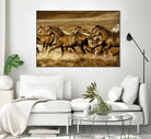 Unbroken by Lisa Dearing on GIANT ART - beige animals