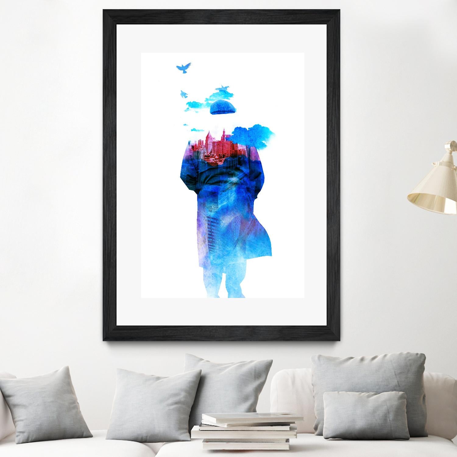 Get Away From Town by Robert Farkas on GIANT ART - white contemporary