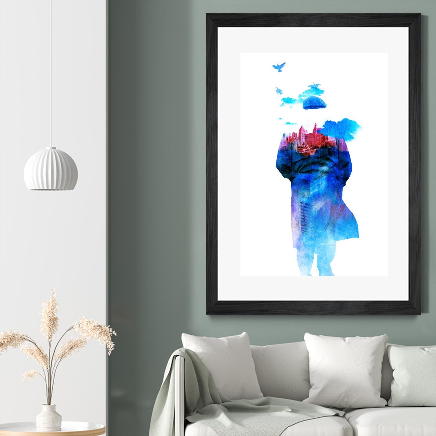 Get Away From Town by Robert Farkas on GIANT ART - white contemporary