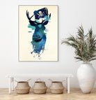 Captain Hook by Robert Farkas on GIANT ART - beige city scene