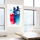 This is my Town by Robert Farkas on GIANT ART - pink city scene