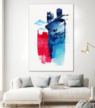 This is my Town by Robert Farkas on GIANT ART - pink city scene