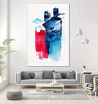 This is my Town by Robert Farkas on GIANT ART - pink city scene