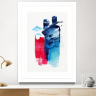 This is my Town by Robert Farkas on GIANT ART - pink city scene