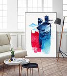 This is my Town by Robert Farkas on GIANT ART - pink city scene