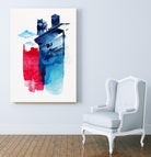 This is my Town by Robert Farkas on GIANT ART - pink city scene