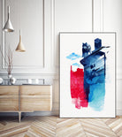 This is my Town by Robert Farkas on GIANT ART - pink city scene
