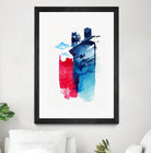 This is my Town by Robert Farkas on GIANT ART - pink city scene