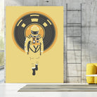 DJ Hal by Robert Farkas on GIANT ART - brown contemporary