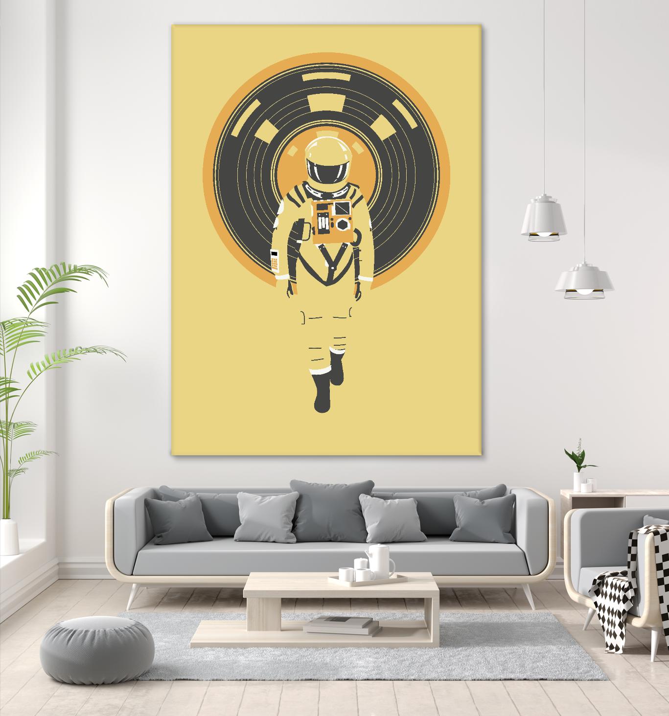 DJ Hal by Robert Farkas on GIANT ART - brown contemporary