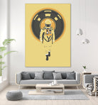 DJ Hal by Robert Farkas on GIANT ART - brown contemporary