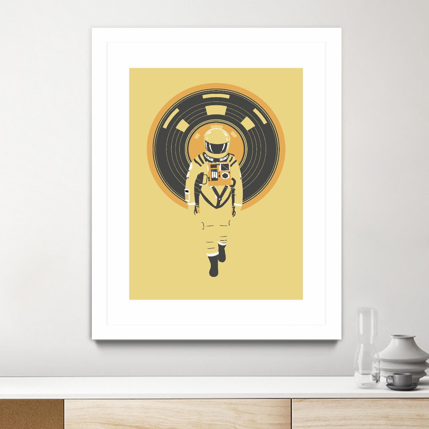 DJ Hal by Robert Farkas on GIANT ART - brown contemporary