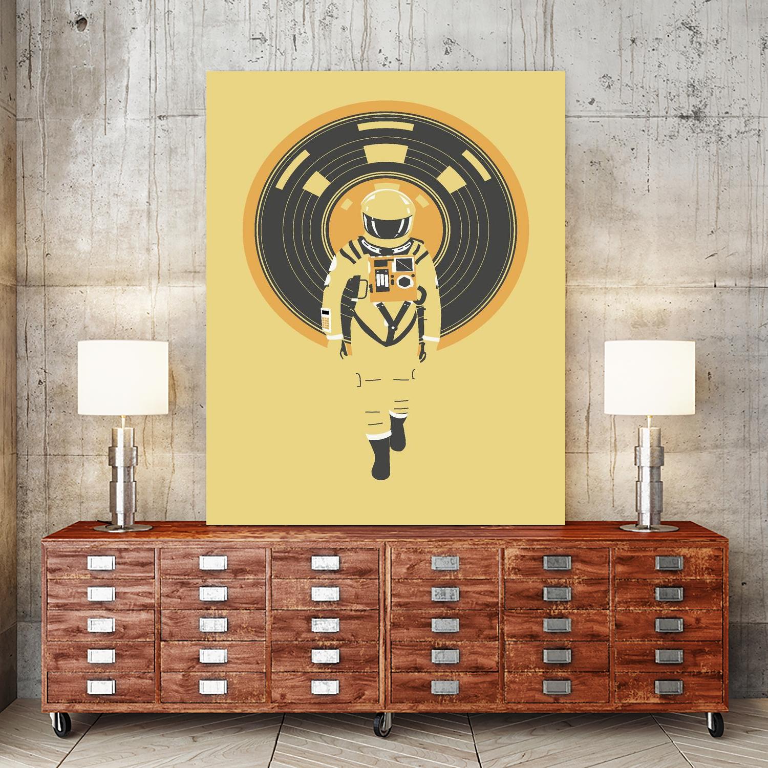 DJ Hal by Robert Farkas on GIANT ART - brown contemporary