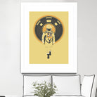 DJ Hal by Robert Farkas on GIANT ART - brown contemporary