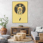 DJ Hal by Robert Farkas on GIANT ART - brown contemporary