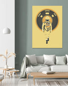 DJ Hal by Robert Farkas on GIANT ART - brown contemporary