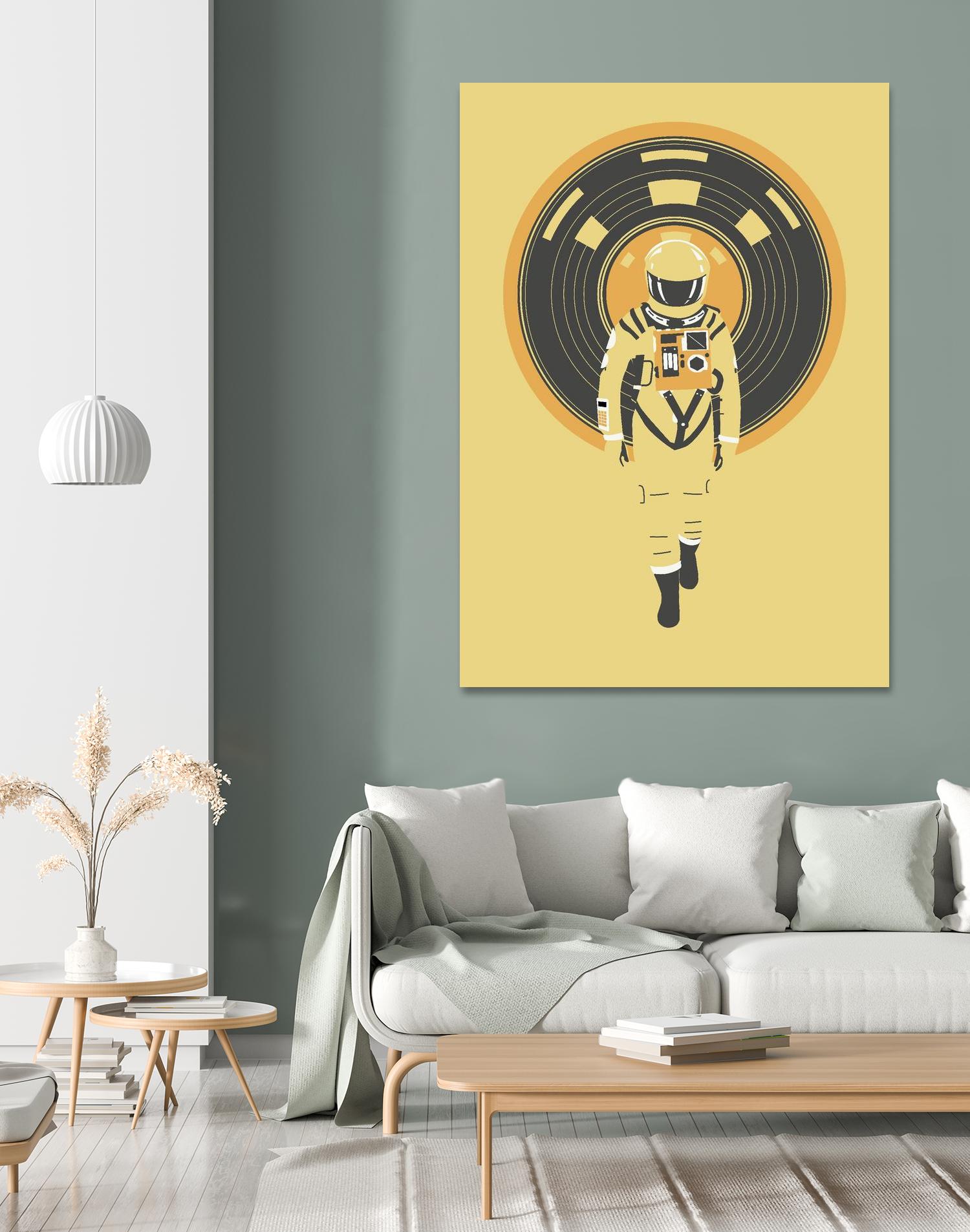 DJ Hal by Robert Farkas on GIANT ART - brown contemporary