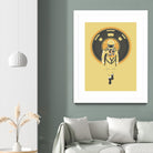 DJ Hal by Robert Farkas on GIANT ART - brown contemporary