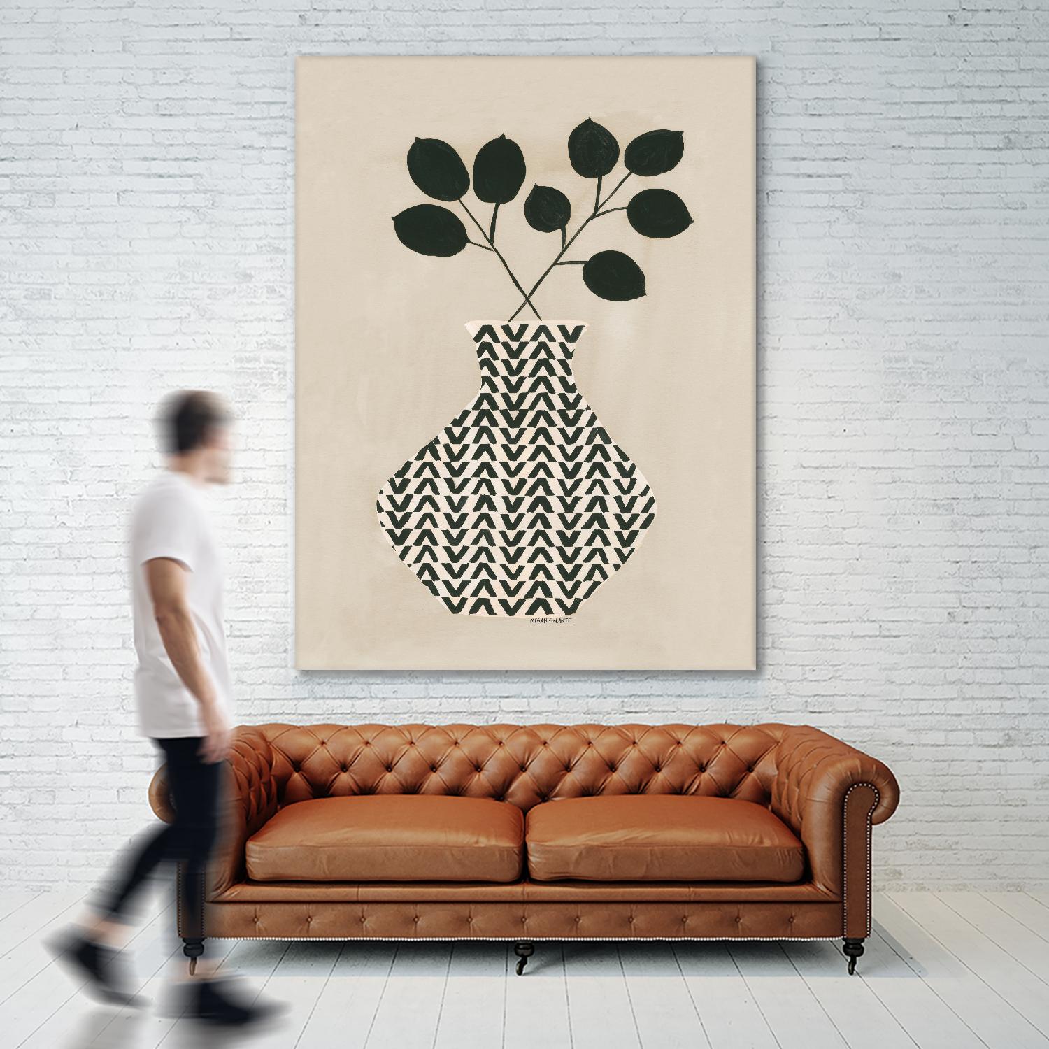 Vadim Vase by Megan Galante on GIANT ART - green contemporary, floral/still life, vases