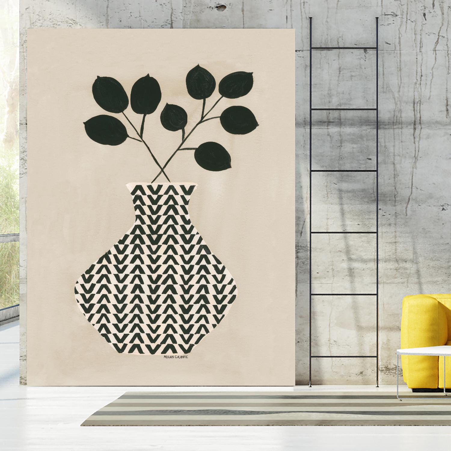 Vadim Vase by Megan Galante on GIANT ART - green contemporary, floral/still life, vases