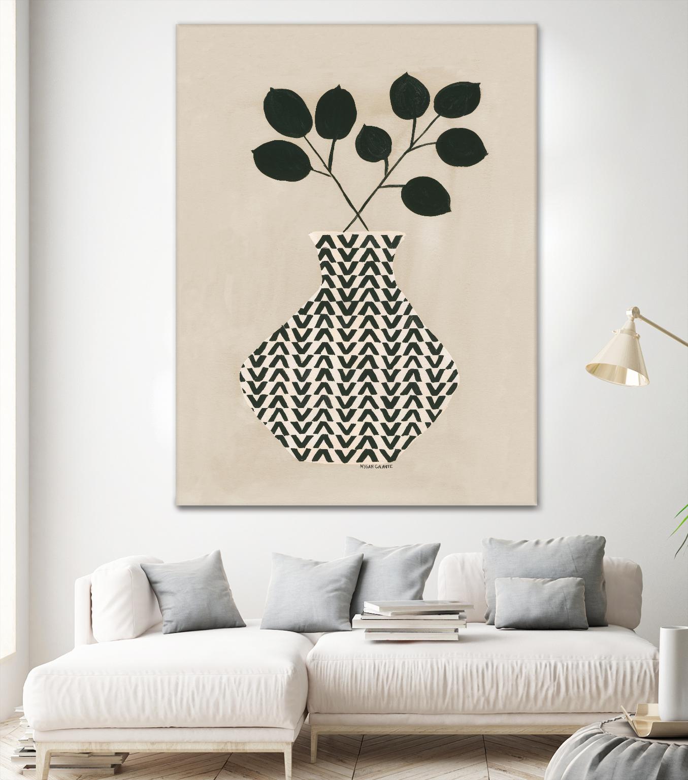 Vadim Vase by Megan Galante on GIANT ART - green contemporary, floral/still life, vases