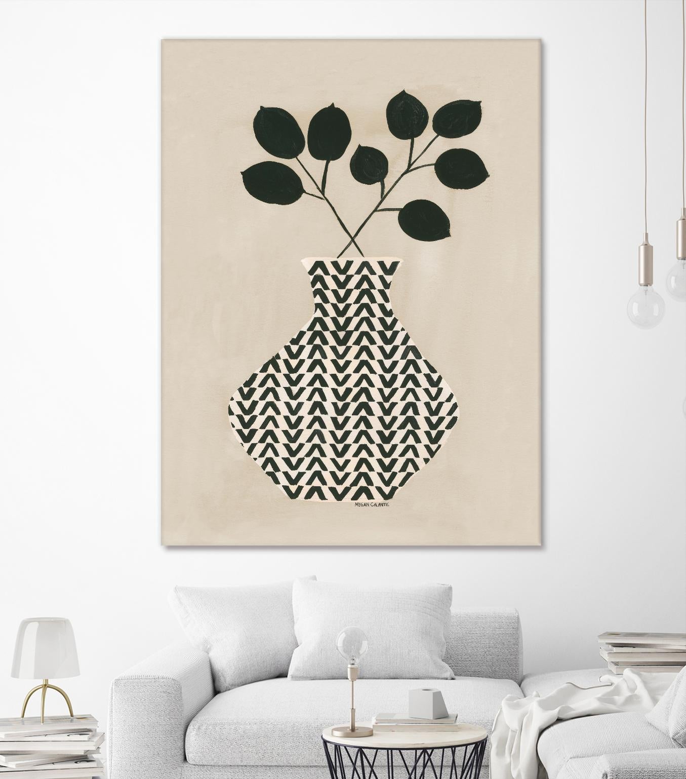 Vadim Vase by Megan Galante on GIANT ART - green contemporary, floral/still life, vases