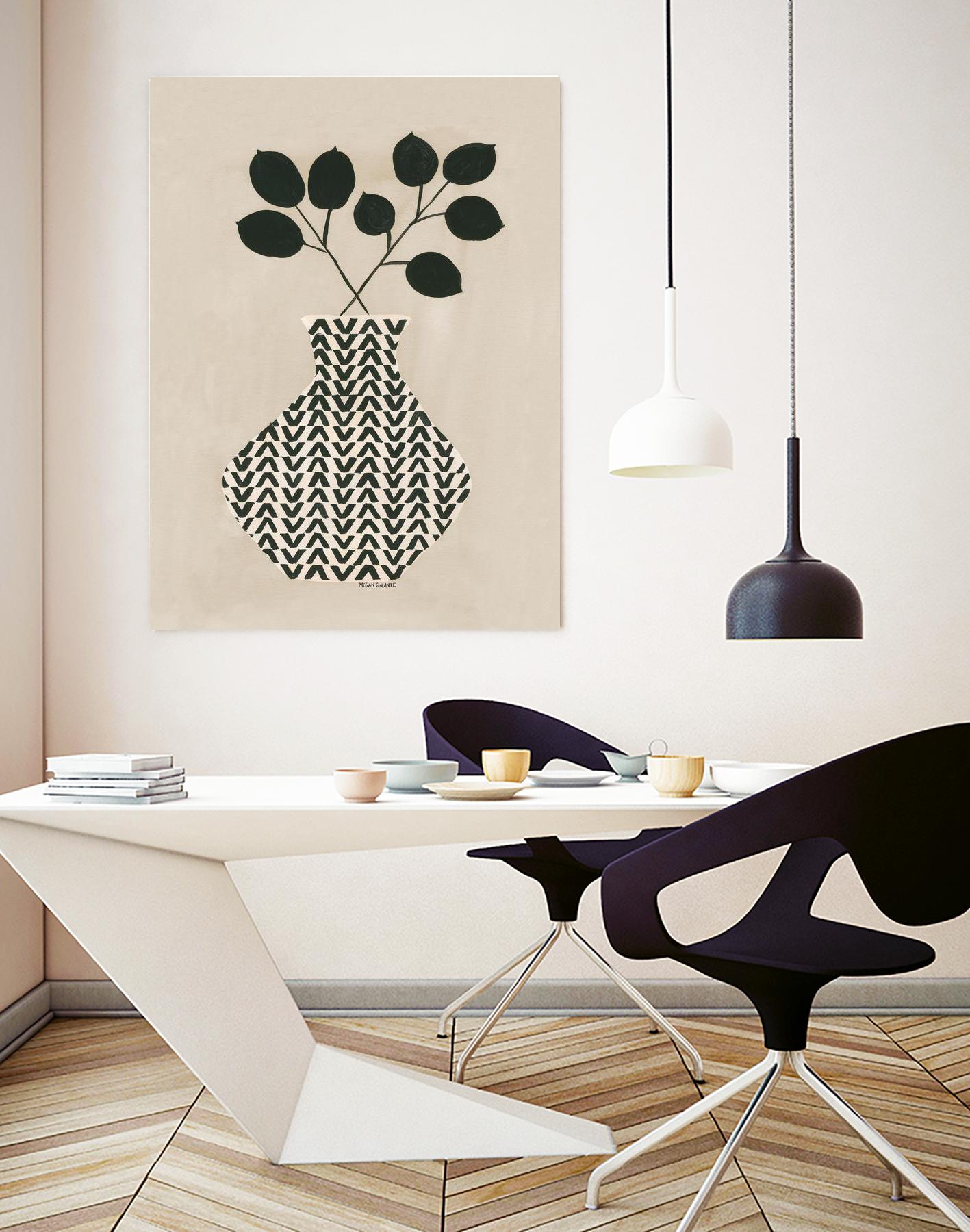 Vadim Vase by Megan Galante on GIANT ART - green contemporary, floral/still life, vases