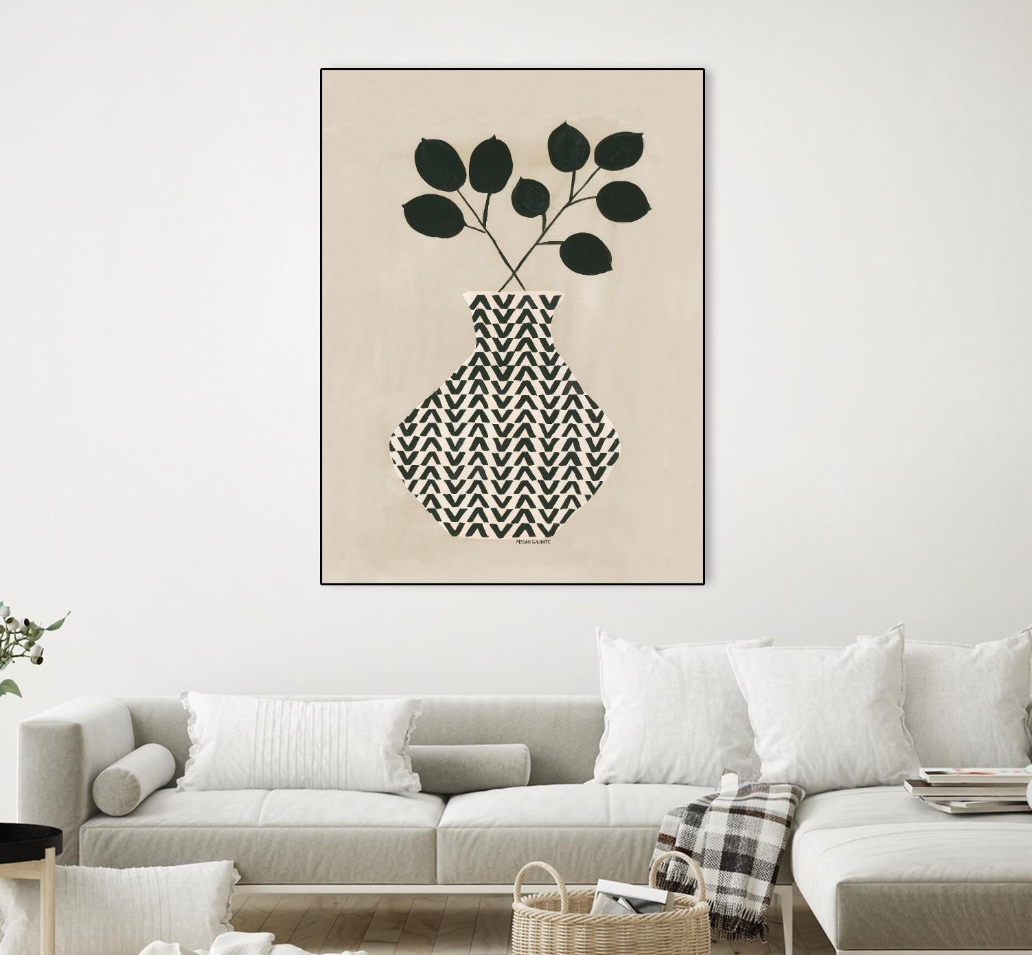 Vadim Vase by Megan Galante on GIANT ART - green contemporary, floral/still life, vases