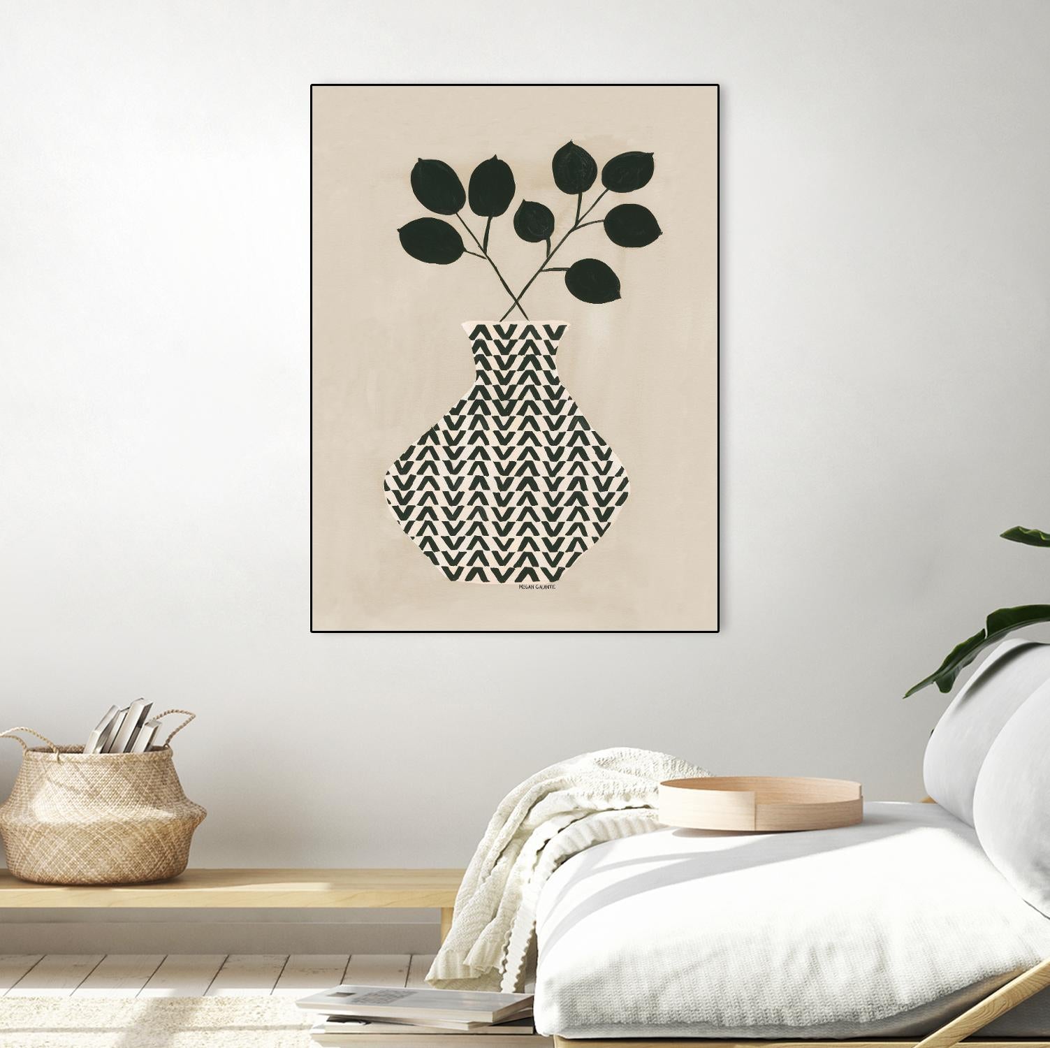 Vadim Vase by Megan Galante on GIANT ART - green contemporary, floral/still life, vases