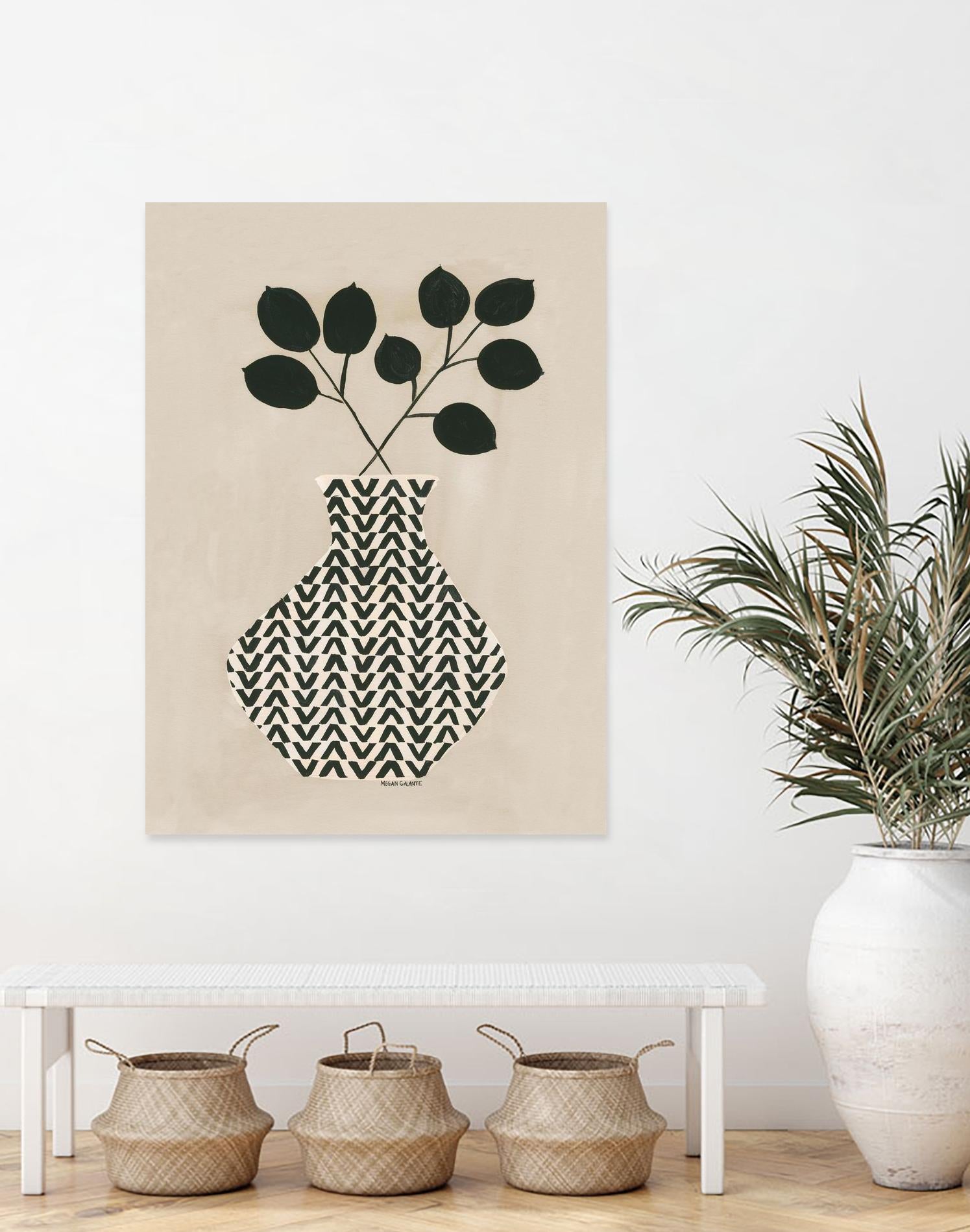 Vadim Vase by Megan Galante on GIANT ART - green contemporary, floral/still life, vases