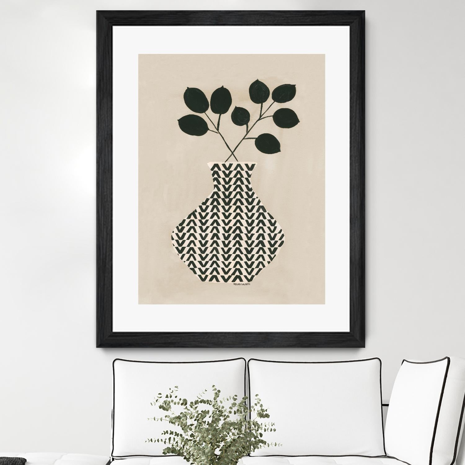 Vadim Vase by Megan Galante on GIANT ART - green contemporary, floral/still life, vases