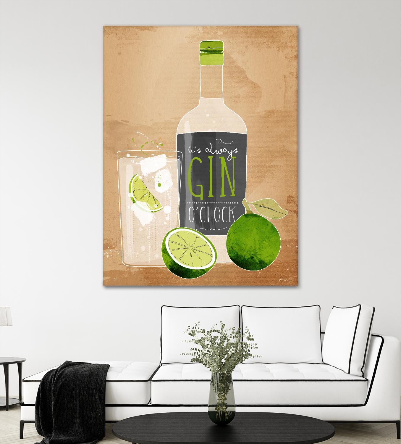 Gin O’Clock by Green Lili on GIANT ART - multicolor cuisine