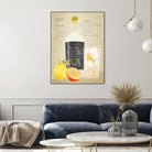 Ginger Gin Sparkler by Green Lili on GIANT ART - multicolor cuisine