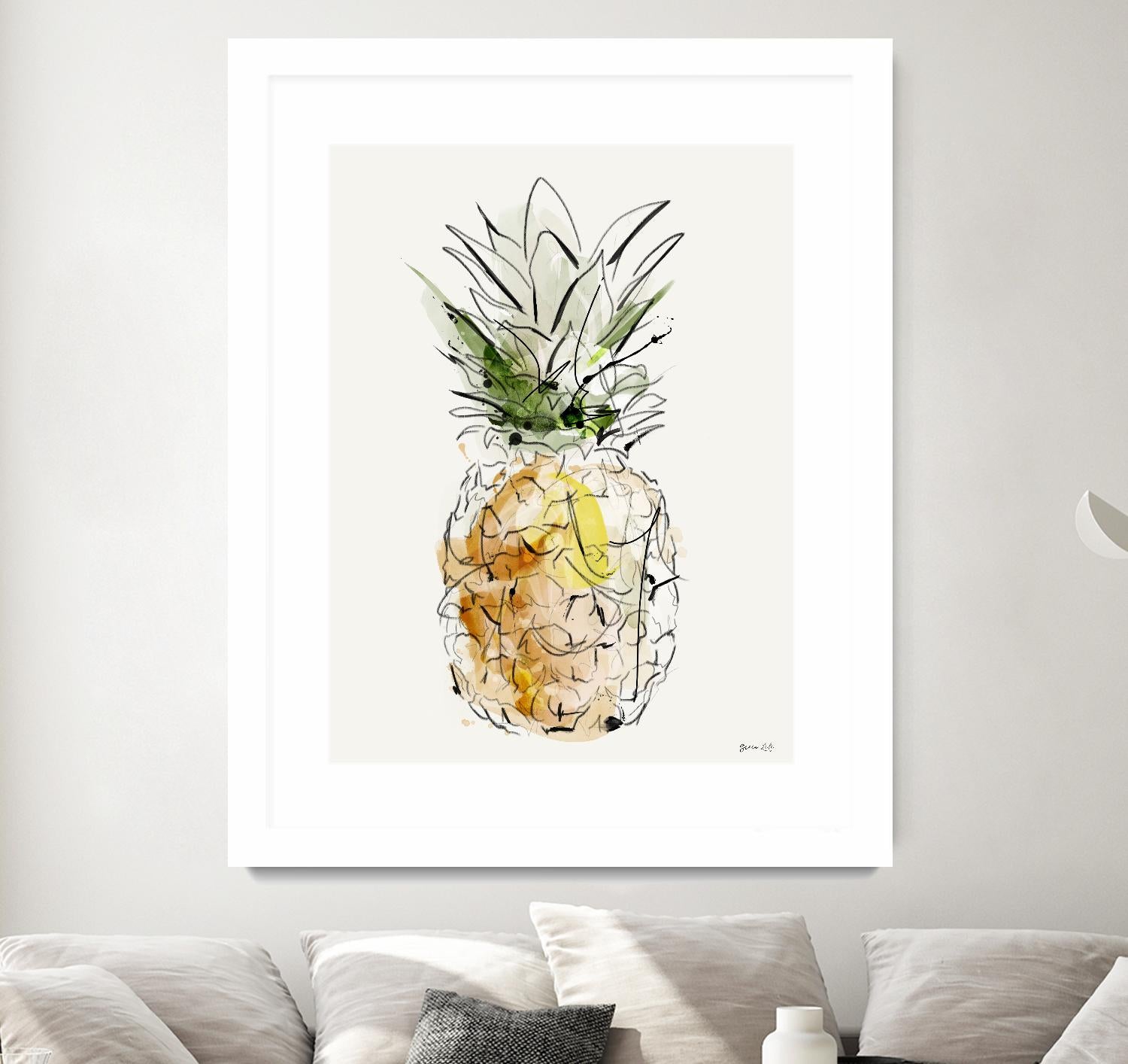 Fine Apple by Green Lili on GIANT ART - multicolor contemporary; cuisine